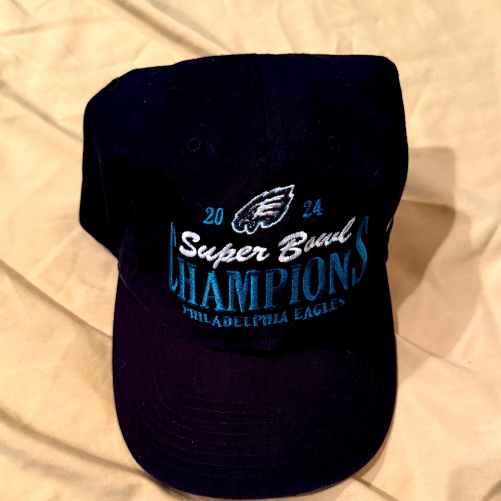 Philadelphia Eagles 🦅 Superbowl Champions 🏆 adjustable hat by ‘47. Never worn!